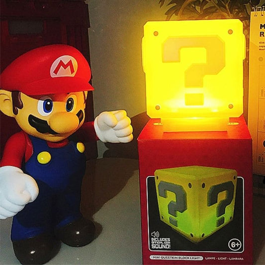 LAMPARA LED CUBO MARIO BROS