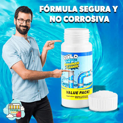 WILD TORNADO: POLVO DESTAPADOR DE CAÑERÍAS Y ANTI OLOR